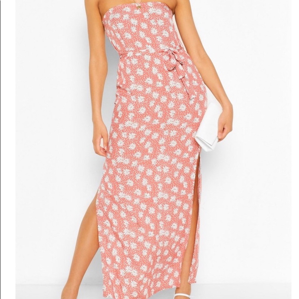 Boohoo maxi dress size 8
